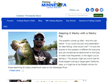Tablet Screenshot of fishingminnesota.com